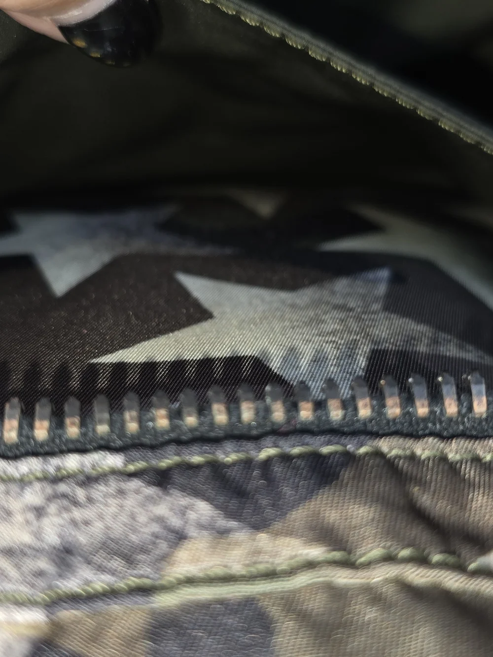 Valentino Garavani Camustars Backpack in Olive, Tan, Black Unisex